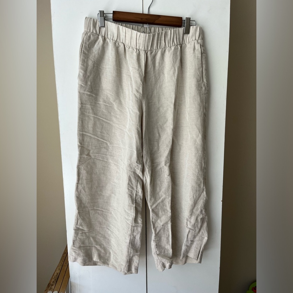 Linen flowy H&M pant